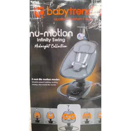 Baby Trend NuMotion Infinity Swing - Dash Tan - Touchscreen, 5 Motion Modes