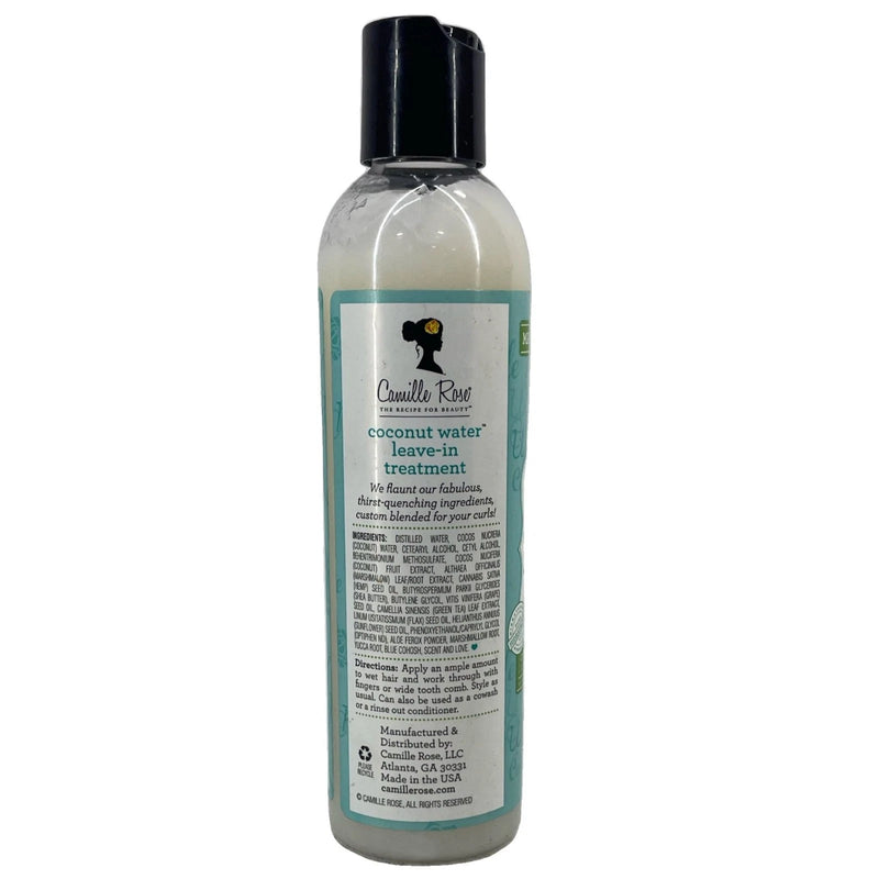 Camille Rose Coconut Water Leave-In Detangling Hair Treatment 8 oz 7 Pack New