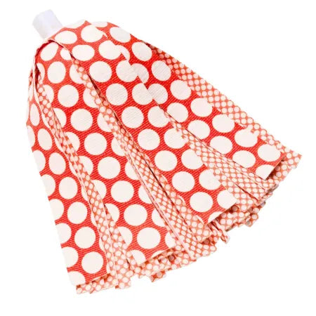 Libman Wonder Mop Refill Dual Action Microfiber Gripstrips Red/White 4 Pack New