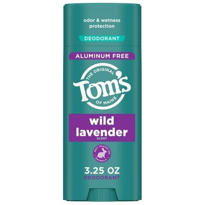 Tom’s of Maine Natural Deodorant – Wild Lavender – Pack of 2 (3.25 oz each)