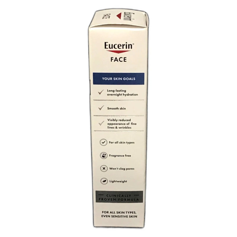 Eucerin Face Immersive Hydration PM Night Cream 2.5oz Overnight Pack of 2 New