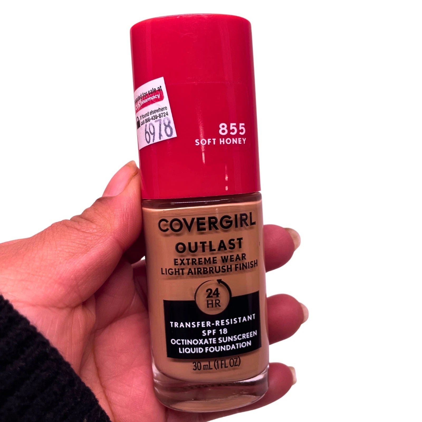 CoverGirl Outlast Extreme Wear SPF18 855 Soft Honey 3 Pack Exp 08/26