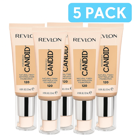 Revlon Photoready Candid Foundation 120 0.75 fl oz 5 Pack New