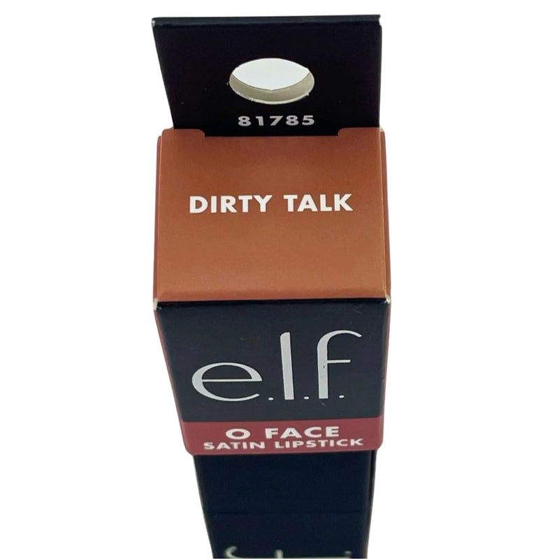 e.l.f. O Face Satin Lipstick Dirty Talk 0.13 oz 5 Pack New