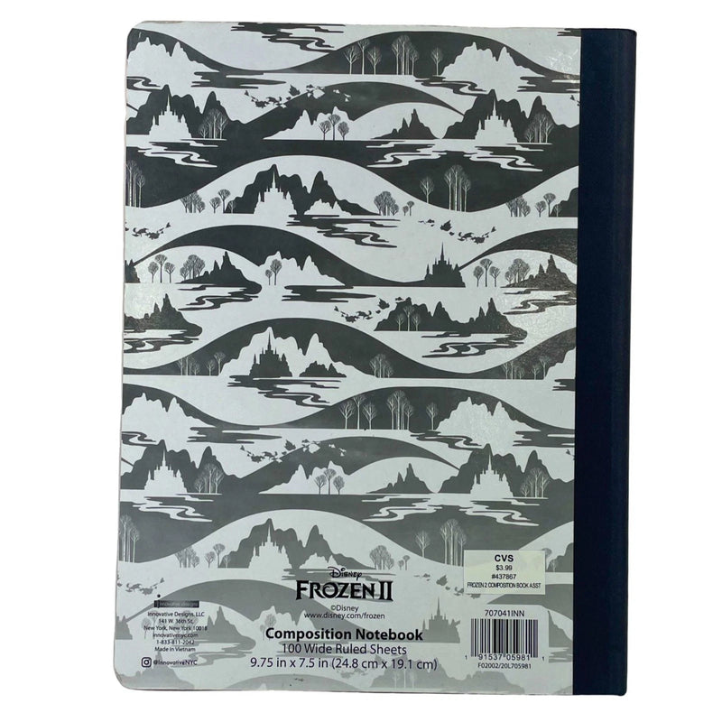 Disney Frozen II Queen Elsa Wide Ruled Composition Notebook 100 Sheets 3 Pack Ne