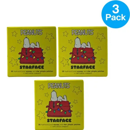 Starface Snoopy Hydrocolloid Pimple Patches 32 Ct 3 Pack Exp 03/2027