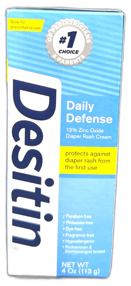 Desitin Daily Defense Baby Diaper Rash Cream 4oz Exp 11/28 Pack of 3 New