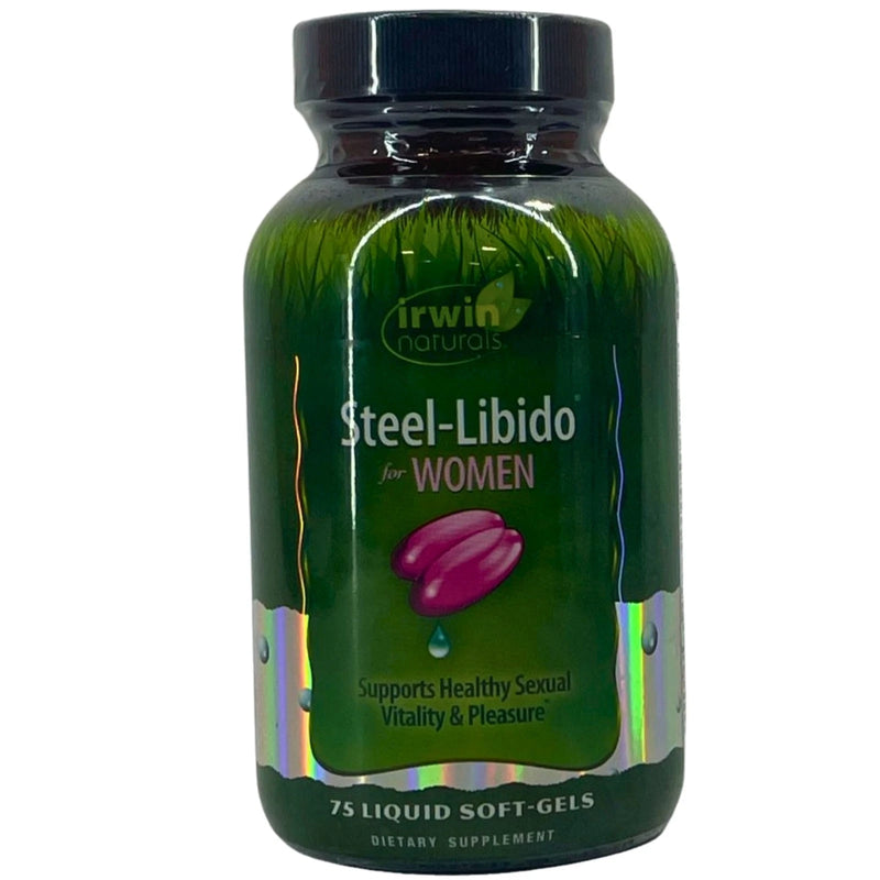 Irwin Naturals Steel-Libido for Women 75 Liquid Soft-Gels 1 Pack Exp 01/27