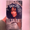 Got2b Metallics M66 Blue Charcoal Permanent Hair Dye 5 Pack – New