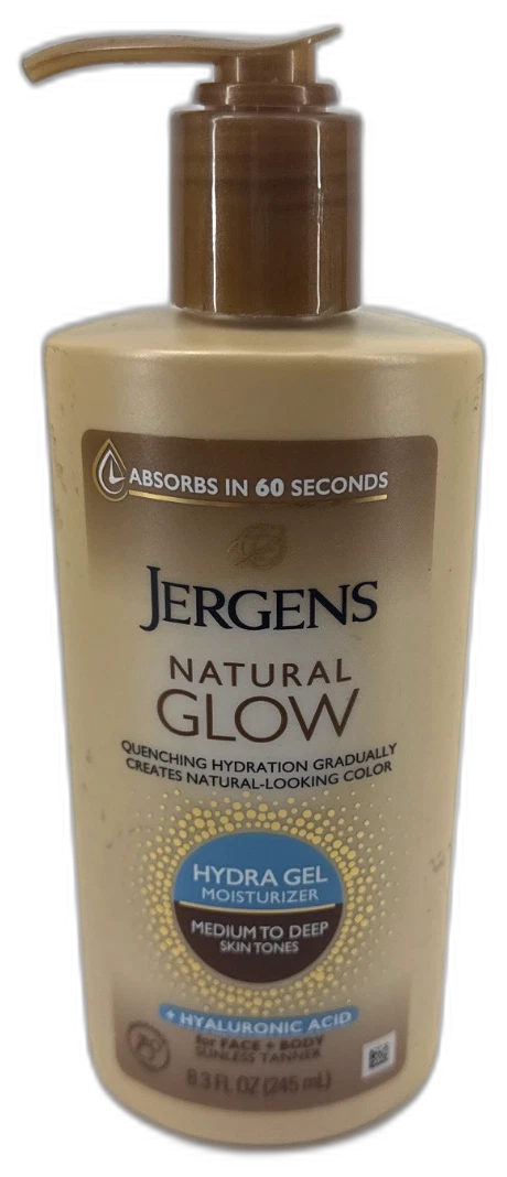 Jergens Natural Glow Hydra Gel Moisturizer Tanning Lotion 12 Total Pack of 6 New