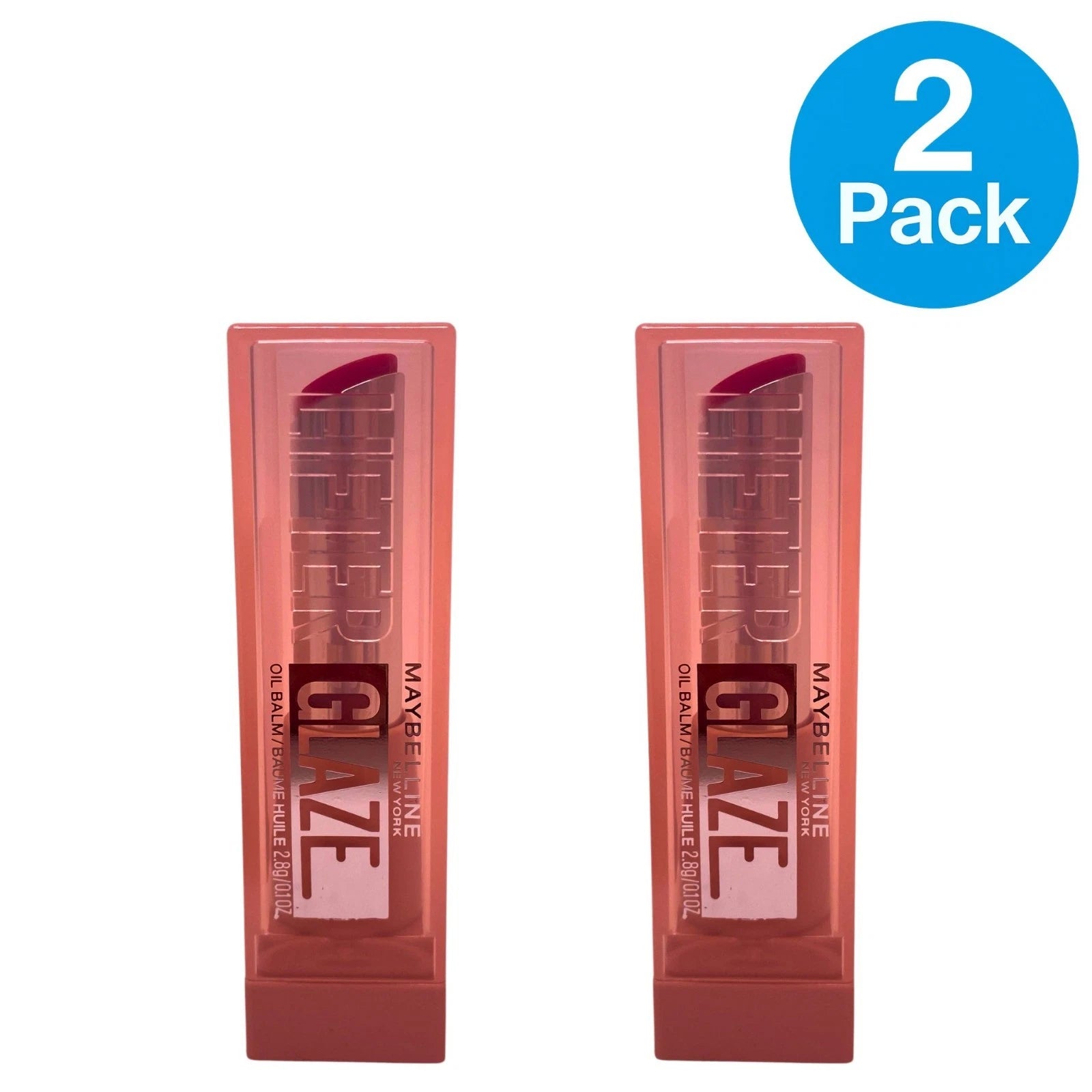 Maybelline New York Lifter Glaze Oil Balm 0.1 Oz 2-Pack New