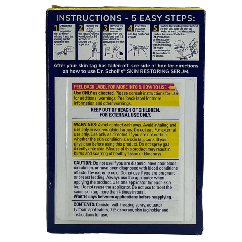 Dr Scholl's Skin Tag Complete Care Remove & Restore 6 Pack New Exp 2027