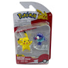 Pokemon Battle Figure Pack Pikachu and Popplio 2-Inch Toy Figures 2 Pack