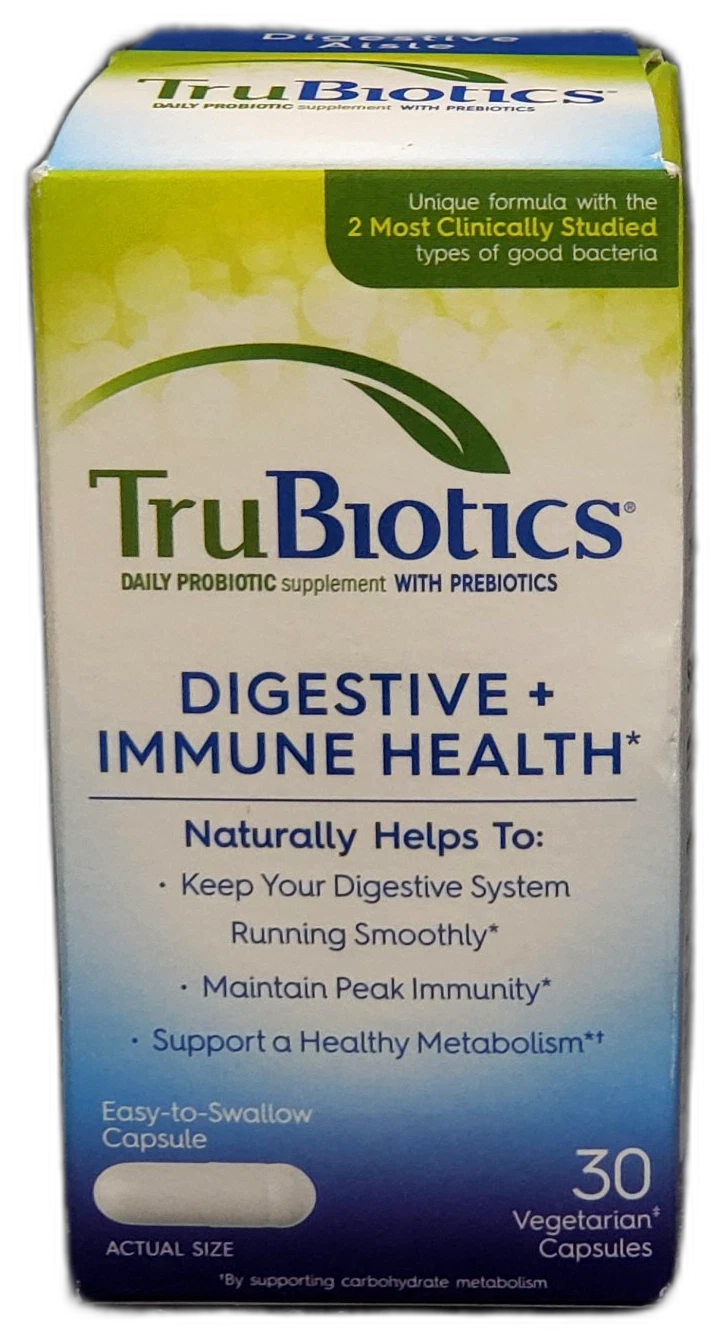 TruBiotics Digestive Immune Health Daily Probiotic 30 Exp 02/27 Pack of 5 New