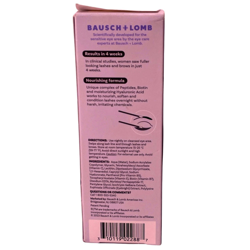 Bausch + Lomb Lumify Eye Illuminations Lash & Brow Nourishing Serum 2 Pack