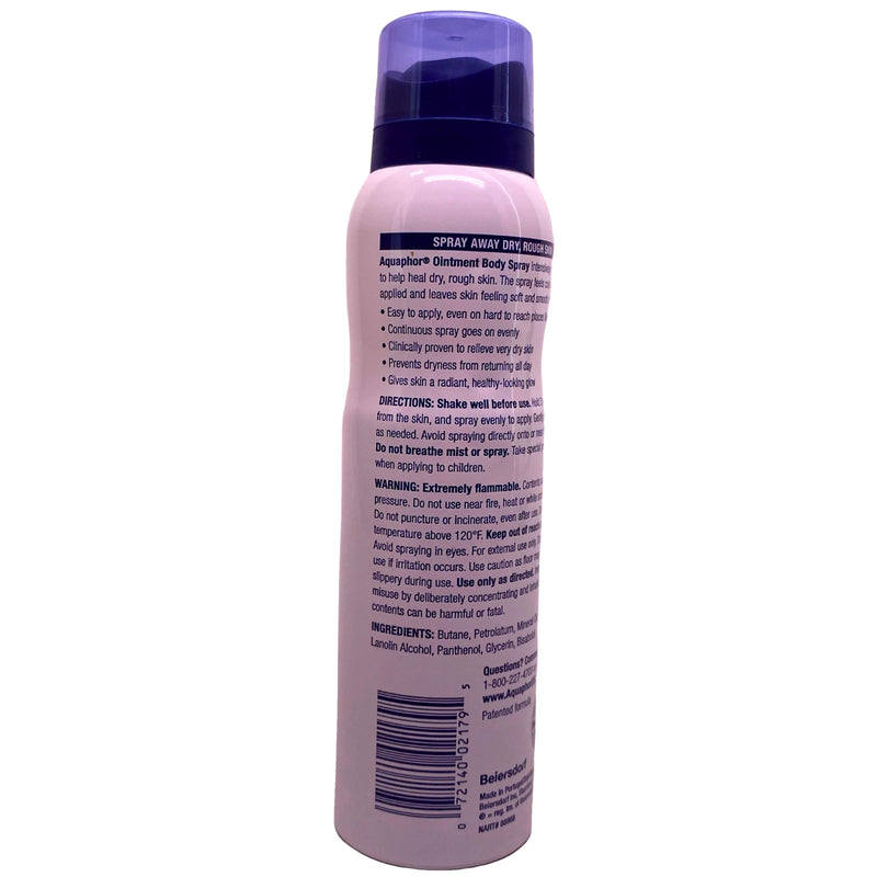 Aquaphor Ointment Body Spray Advanced Therapy Intensive Protectant 3.7 oz 2 Pack