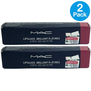 MAC Lipglass Brillant À Lèvres 343 All Things Magical Lip Gloss 0.10 oz 2 Pack