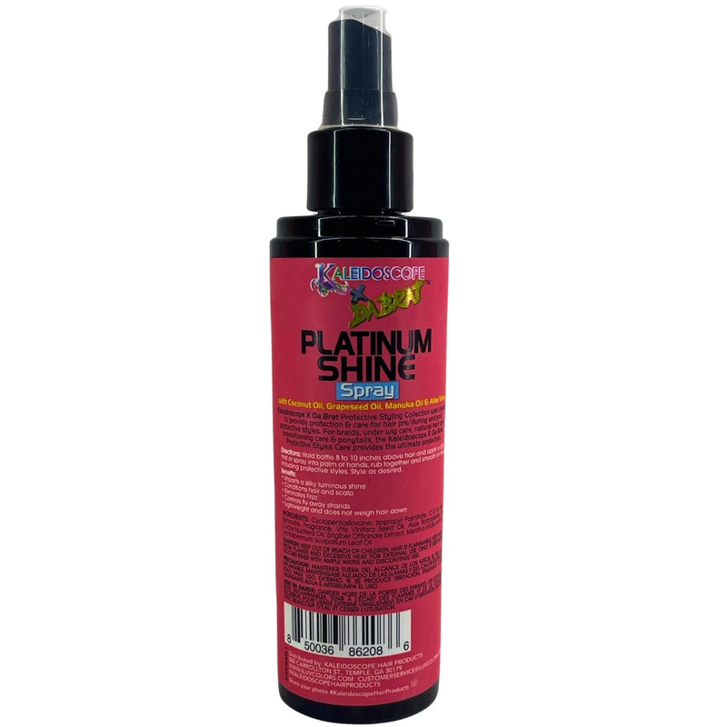Kaleidoscope x Da Brat Platinum Shine Spray Coconut Grapeseed Oil 6 FL OZ 2 Pack