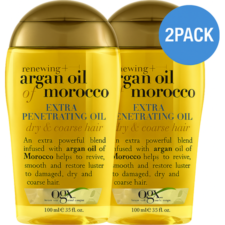 OGX Argan Oil of Morocco Extra Penetrating Oil 3.3 oz 2 Pack New