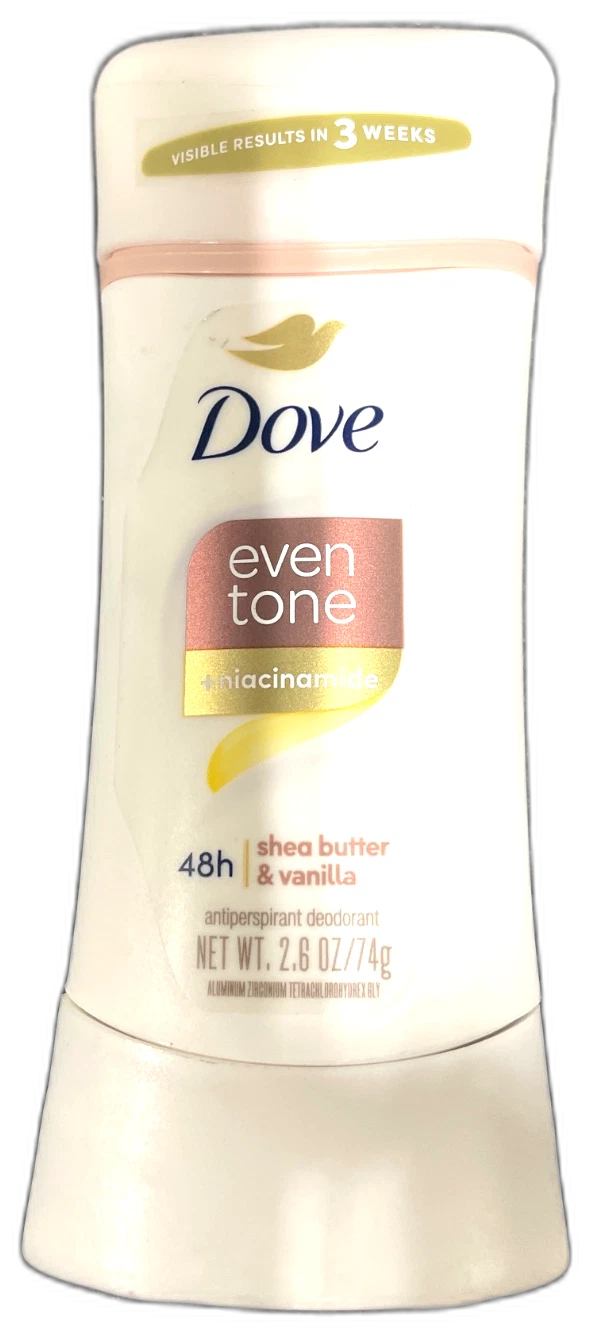 Dove Antiperspirant Deodorant Stick Even Tone Shea 48h Exp 01/28 Pack of 3 New