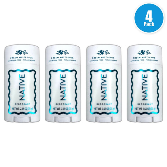 Native Solid or Deodorant Spray Choose Size Type Natural Pack of 4 New