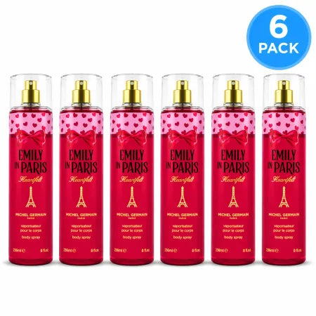 Michel Germain Emily In Paris Heartfelt Body Spray 8oz 6 Pack New