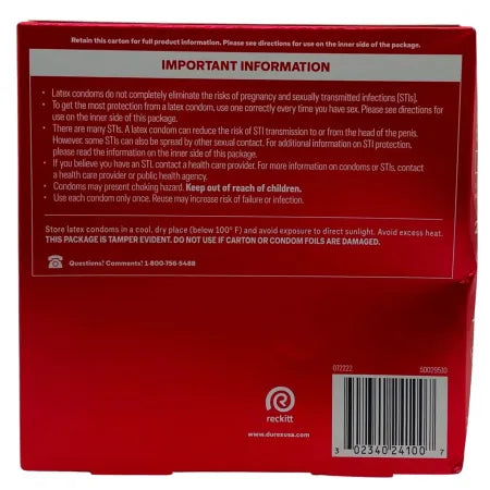 Durex Extra Sensitive Thin Latex Condoms Regular Fit 24 Count EXP 05/2029 3
