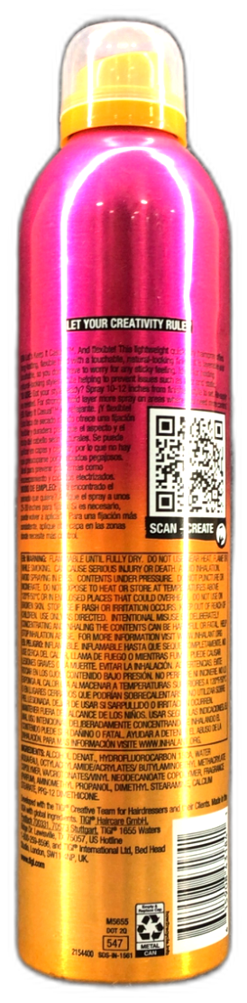 TIGI Bed Head Keep It Casual Hairspray 12.1oz Pack of 1 New