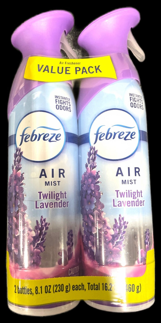 Febreze Mist Air Freshener Twilight Lavender 2.0oz Pack of 1 New