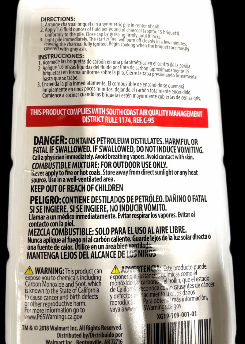 Expert Grill Charcoal Lighter Fluid Premium Odorless 32oz Pack of 1 New