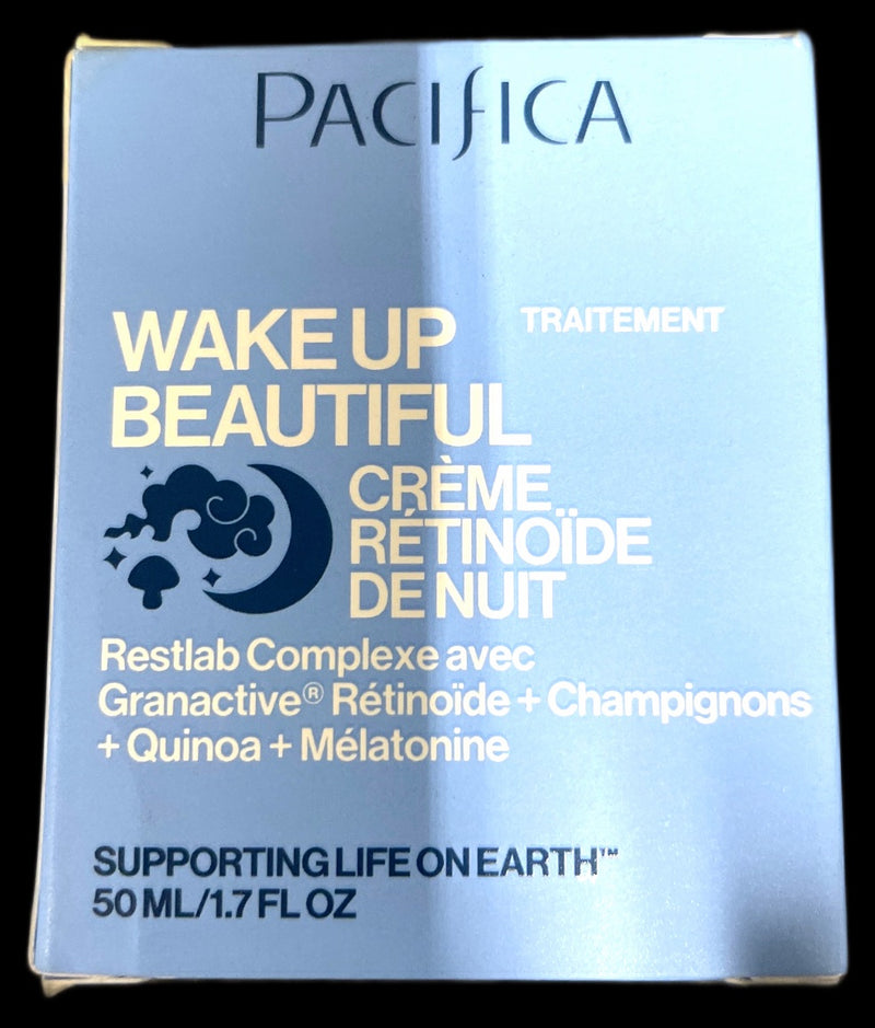 Pacifica Wake Up Beautiful Overnight Retinol Cream 1.7oz Pack of 1 New