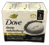 Dove Deep Exfoliating Beauty Bar Charcoal Powder 3.17oz Pack of 1 New
