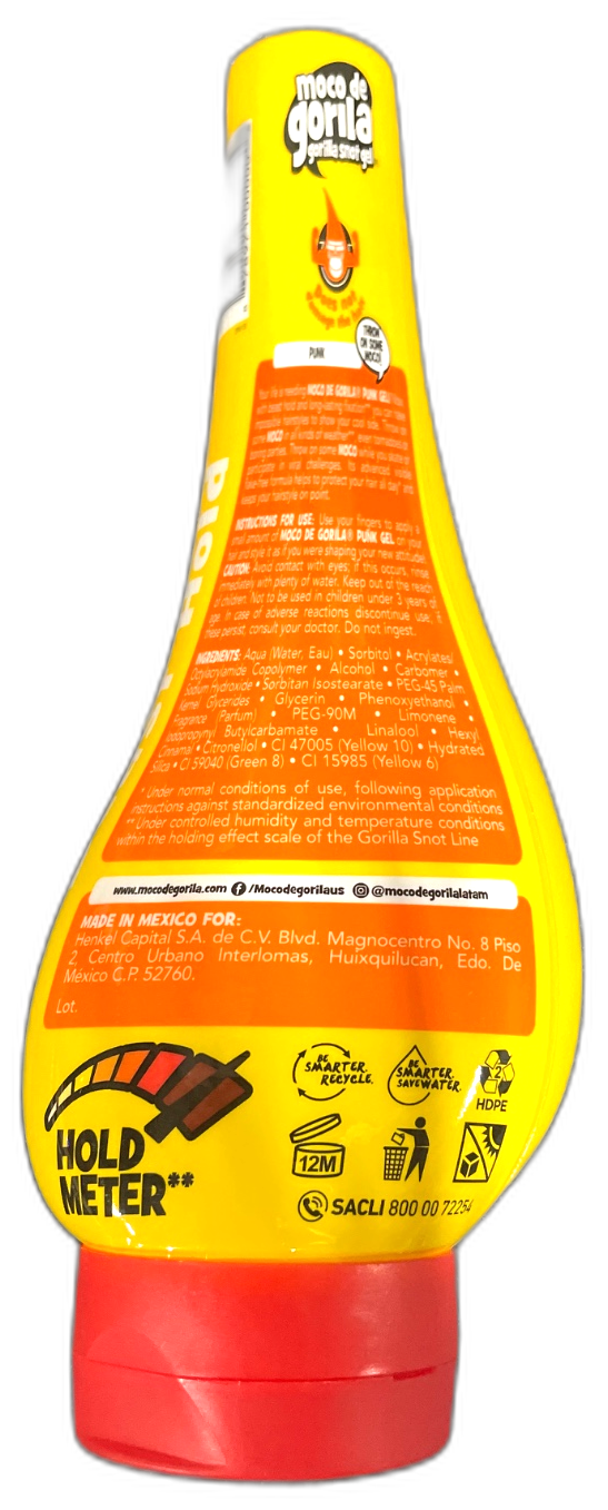 Moco de Gorila Extreme Hold Hair Gel Punk 11.99oz Exp 11/28 Pack of 1 New