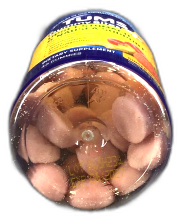 TUMS Gummy Bites Ginger Berry 45ct Exp 08/27 Pack of 1 New