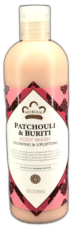 Nubian Heritage Patchouli Buriti Body Wash 13oz Pack of 1 New