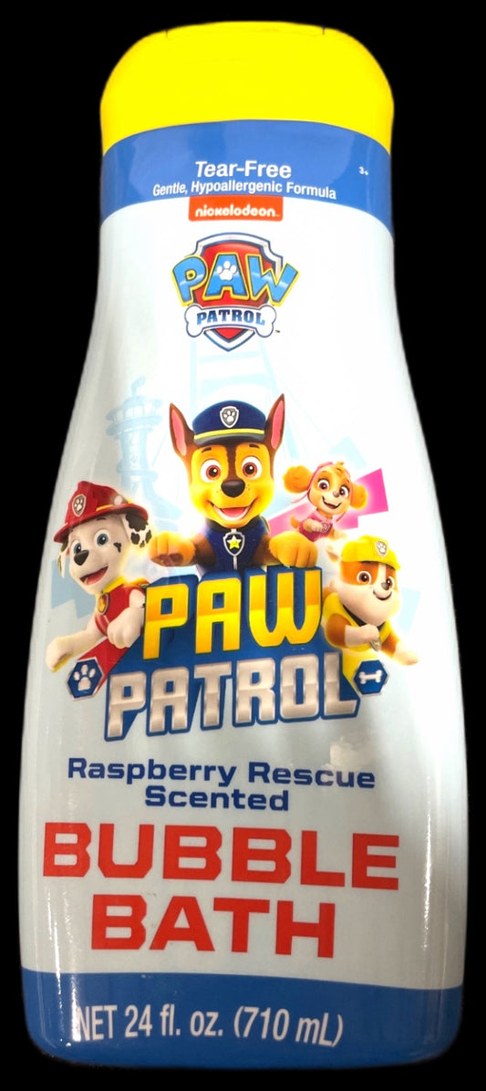 Nickelodeon Paw Patrol Bubble Bath 24oz Raspberry Rescue Pack of 1 New