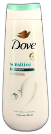 Dove Sensitive Skin Body Wash 20oz Pack of 1 New