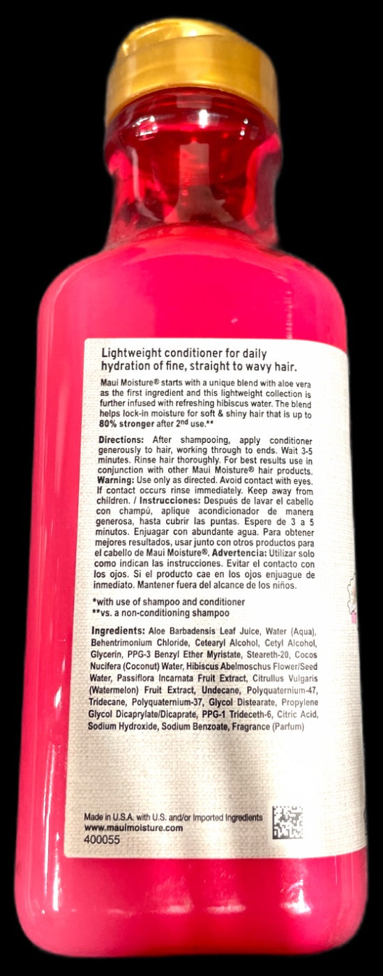 Maui Moisture Hibiscus Water Conditioner 13oz Pack of 1 New