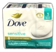 Dove Sensitive Skin Beauty Bar Unscented 3.17oz Pack of 1 New