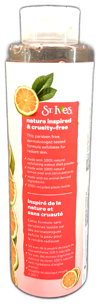 Body Wash Lemon Mandarin Orange 22oz Paraben Free Pack of 1 New