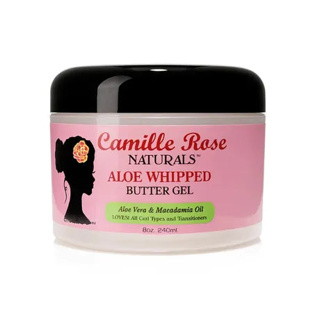 Camille Rose Aloe Whipped Butter Nourish & Condition Hair Styling Gel with Macadamia Seed Oil & Almond Extract, 12oz 1