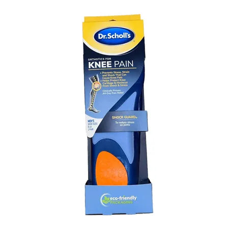 Dr. Scholl's Knee Pain Relief Orthotics Men's Size 8-14 1 Pack New 1