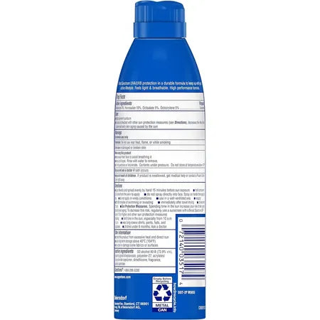 Coppertone Sport SPF 50 Sunscreen Spray 5.5 oz 6 Pack New 5