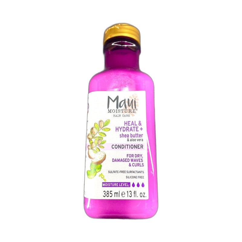 Maui Moisture Heal Hydrate Shea Butter Conditioner 13oz Pack of 1 New