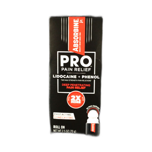 Absorbine PRO Pain Relieving Roll-On 2.5oz Black Exp 01/27 Pack of 1 New