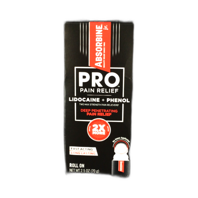 Absorbine PRO Pain Relieving Roll-On 2.5oz Black Exp 01/27 Pack of 1 New