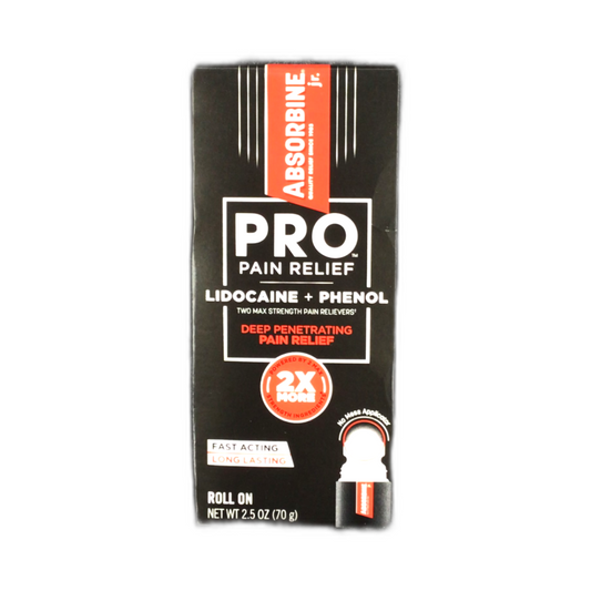 Absorbine PRO Pain Relieving Roll-On 2.5oz Black Exp 01/27 Pack of 1 New