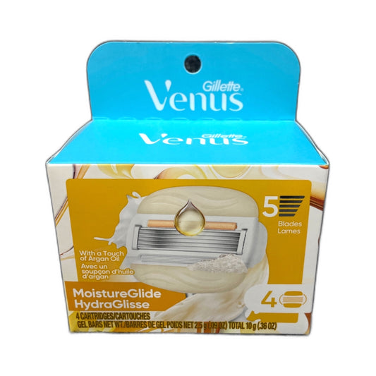 Venus Women's Moisture Glide Razor Blades 4 Refills Pack of 1 New