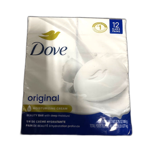 Dove Beauty Bar Soap Original Moisturizing Cream 3.75oz Pack of 1 New