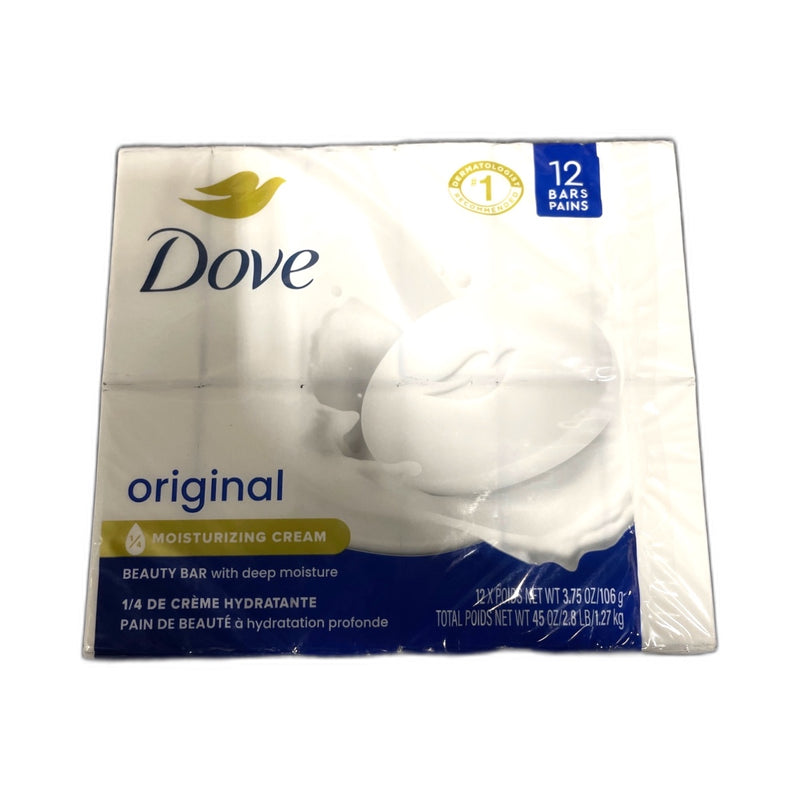 Dove Beauty Bar Soap Original Moisturizing Cream 3.75oz Pack of 1 New
